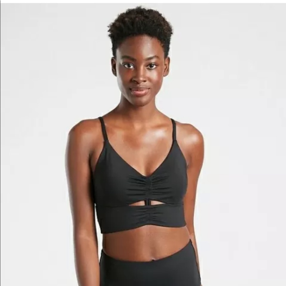 🖤 ATHLETA VILLA BRA CUP BIKINI TOP // Black